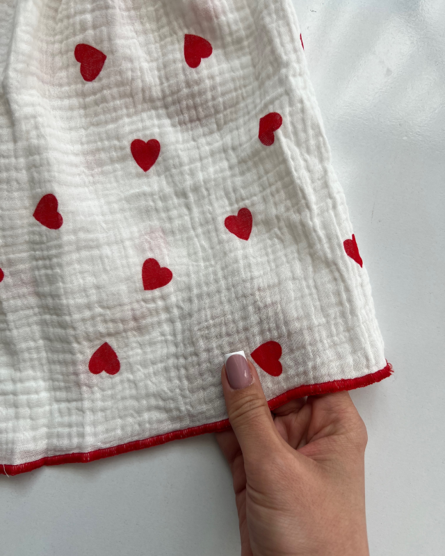 تاپ شلوارک دبل فیس فانتزی سایز ۱